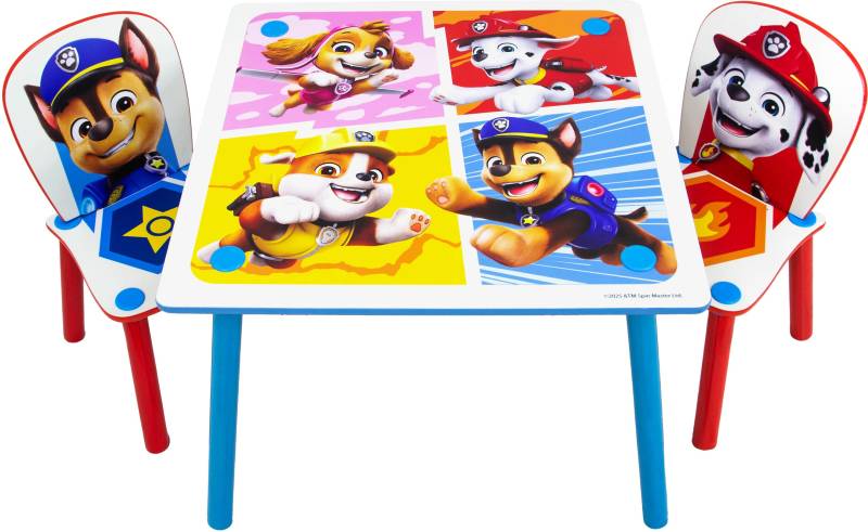 Paw Patrol Tisch und Stühle, Mehrfarbig von Paw Patrol