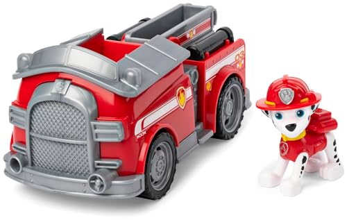 PAW PATROL, Feuerwehr-Auto mit Marshall-Figur (Sustainable Basic Vehicle/Basis Fahrzeug), Spielzeug für Kinder ab 3 Jahren von PAW PATROL