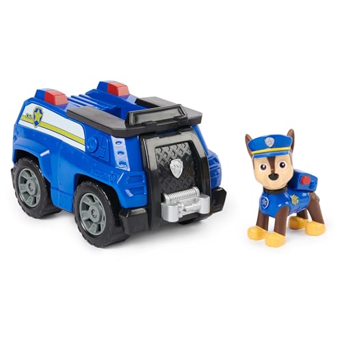 PAW PATROL, Polizei-Fahrzeug mit Chase-Figur (Sustainable Basic Vehicle/Basis Fahrzeug), Spielzeug für Kinder ab 3 Jahren von PAW PATROL