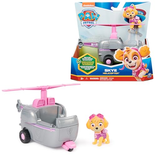 PAW PATROL, Helikopter mit Skye-Figur (Sustainable Basic Vehicle/Basis Fahrzeug), Spielzeug für Kinder ab 3 Jahren von PAW PATROL