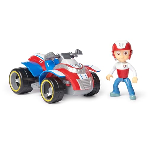 PAW PATROL, Rettungs-Quad mit Ryder-Figur (Sustainable Basic Vehicle/Basis Fahrzeug), Spielzeug für Kinder ab 3 Jahren von PAW PATROL