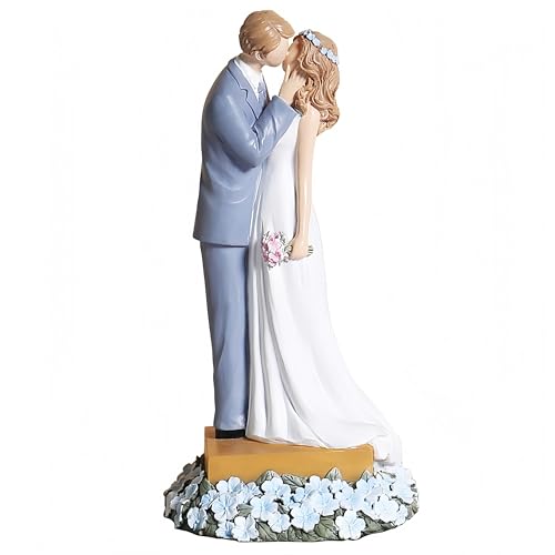 Pawcean Braut und Bräutigam Figur, süßes Paar, küssend, Kuchendekoration, Verlobungsskulpturen, Geschenke für Hochzeitstag, Heimdekoration, Tischdekoration Pawcean Braut und Bräutigam Figur, süßes Paar, küssend, Kuchendekoration, Verlobungsskulpturen, Geschenke für Hochzeitstag, Heimdekoration, Tischdekoration von Pawcean