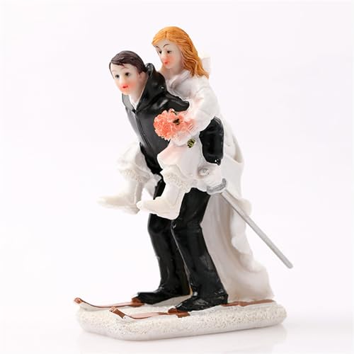 Pawcean Hochzeitstortenaufsätze Braut und Bräutigam – Snowboarder-Paar-Figuren für Hochzeitsdekoration, Jubiläum, Brautparty, Party-Dekoration Pawcean Hochzeitstortenaufsätze Braut und Bräutigam – Snowboarder-Paar-Figuren für Hochzeitsdekoration, Jubiläum, Brautparty, Party-Dekoration von Pawcean