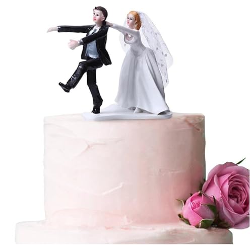 Pawcean Hochzeitstortenaufsatz – elegante Brautpaar-Figuren für Jahrestag, Verlobungsfeier, Valentinstag, Brautparty Pawcean Hochzeitstortenaufsatz – elegante Brautpaar-Figuren für Jahrestag, Verlobungsfeier, Valentinstag, Brautparty von Pawcean