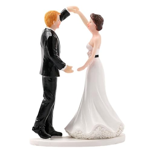 Pawcean Hochzeitstortenaufsatz für Braut und Bräutigam, tanzende Paare, Kunstharz-Figuren für Hochzeitsempfang, Jahrestag, Verlobung, Valentinstag, Brautparty Pawcean Hochzeitstortenaufsatz für Braut und Bräutigam, tanzende Paare, Kunstharz-Figuren für Hochzeitsempfang, Jahrestag, Verlobung, Valentinstag, Brautparty von Pawcean
