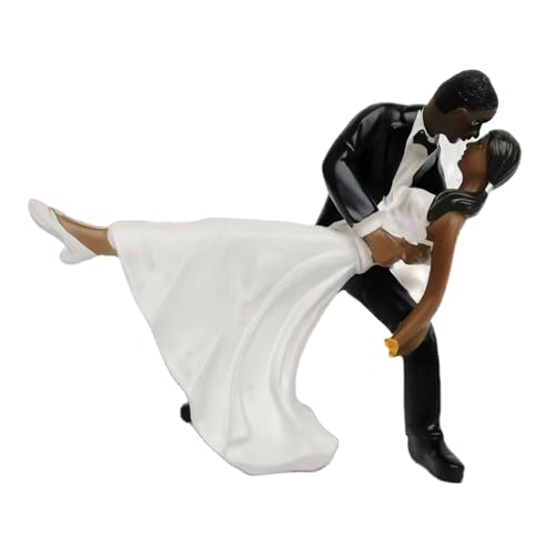 Pawcean Tortenaufsatz für Paare, romantisch, Kunstharz, für Hochzeitsempfang, Jahrestag, Verlobung, Valentinstag, Brautparty, Schwarz Pawcean Tortenaufsatz für Paare, romantisch, Kunstharz, für Hochzeitsempfang, Jahrestag, Verlobung, Valentinstag, Brautparty, Schwarz von Pawcean