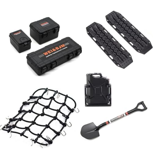 Pawlickio Universal 8 Teile/Satz Simulierte Dekoration Koffer Gepäck Netz Schaufel für TRX4 SCX10 90046 1/10 RC Orange Pawlickio Universal 8 Teile/Satz Simulierte Dekoration Koffer Gepäck Netz Schaufel für TRX4 SCX10 90046 1/10 RC Orange von Pawlickio