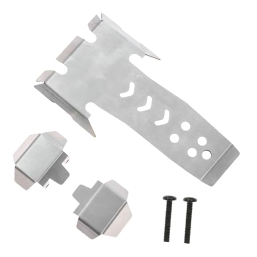 1/10 RC Car Chassis Armor Protector Skid Plate Guard | Easy Install & Stainless Steel | Replace Spare Parts for Enhanced Protection von PawwJoy