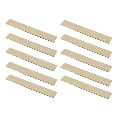 10 Stück Puppenhaus-Bodenbelag, Mini-Bodenplatten, selbstklebende Holzfliesen für DIY-Puppenhaus-Dekoration, Modellzubehör, Stil E von PawwJoy