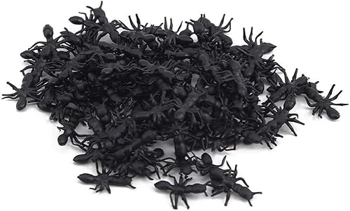 100 Stück schwarze künstliche schwarze Ameisen, realistische Nachahmung für Halloween-Prank-Requisiten, einfaches und anspruchsvolles Design, Schreibtischspiele, Dekorationen 100 Stück schwarze künstliche schwarze Ameisen, realistische Nachahmung für Halloween-Prank-Requisiten, einfaches und anspruchsvolles Design, Schreibtischspiele, Dekorationen von Pchnfei