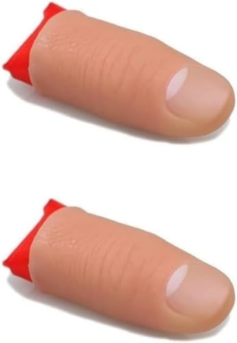 2 x Daumenspitze, magische Tricks, künstliche Daumenspitze, Seide, verschwindende Seide, falsche Daumenspitze, Zaubertricks, Zaubertricks, die Objekte verschwinden lassen, Magierzubehör 2 x Daumenspitze, magische Tricks, künstliche Daumenspitze, Seide, verschwindende Seide, falsche Daumenspitze, Zaubertricks, Zaubertricks, die Objekte verschwinden lassen, Magierzubehör von Pchnfei