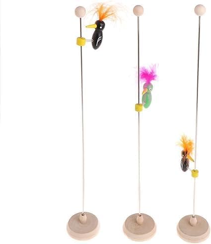 Lustiger Specht-Vogel auf einer Stockstange, Vintage, Retro, klassisch, Premium-Qualität, Geburtstagsgeschenk, Gag-Spielzeug und praktische Witze (zufällige Farbe) von Pchnfei