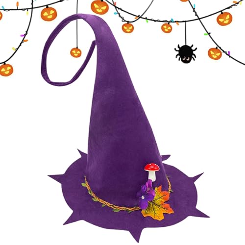 Pcingsia Halloween-Hexenhut – Filz, schwarz, Halloween-Woll-Hexenkostüm, Zubehör, Halloween-Hut, Cosplay-Kostüm, Zubehör, Hexendekorationen für Damen, Erwachsene, alle Altersgruppen Pcingsia Halloween-Hexenhut – Filz, schwarz, Halloween-Woll-Hexenkostüm, Zubehör, Halloween-Hut, Cosplay-Kostüm, Zubehör, Hexendekorationen für Damen, Erwachsene, alle Altersgruppen von Pcingsia