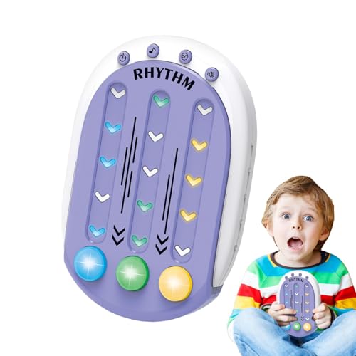 Pcingsia Rhythmus-Spielkonsole, Musik-Push-Spiele, interaktive Musik-Push-Spiele, Handtasten-Tischspiel mit Musik und Licht für , Mädchen, Teenager Pcingsia Rhythmus-Spielkonsole, Musik-Push-Spiele, interaktive Musik-Push-Spiele, Handtasten-Tischspiel mit Musik und Licht für , Mädchen, Teenager von Pcingsia