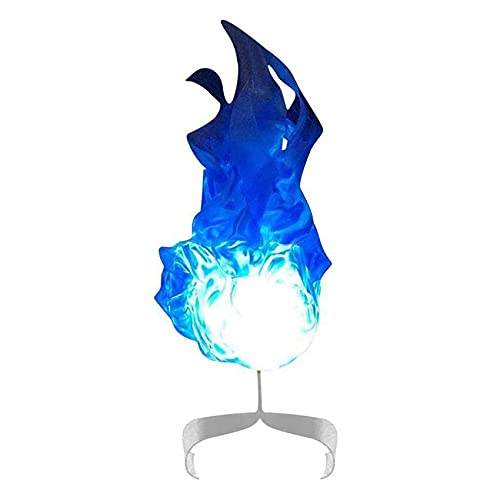 Pcivzxam Leuchtender schwimmender Feuerball, einzigartige Requisiten für Cosplay, Party, Dekoration, Lichter, Halloween-Party-Dekorationen, blau von Pcivzxam