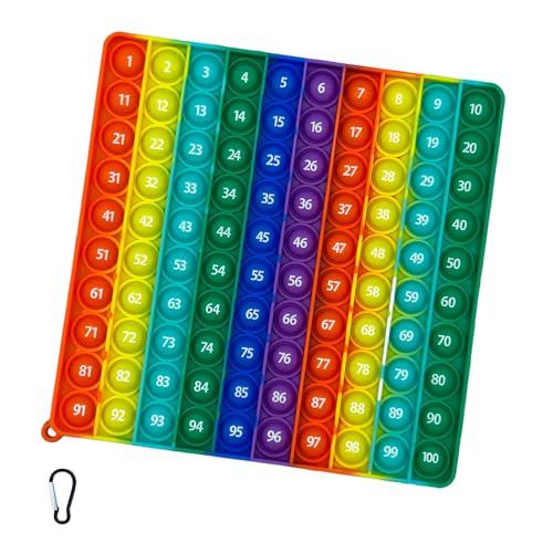1x1 Lernen Spiel, 2er Set Mit Einmaleins Lernen Spielzeug Und Karabiner, Ideal Für Kinder 6-12 Jahre, Mathematik Lernen Für Schule Und Zuhause, Inklusive 9x9 Und 1-100 Tafel 1x1 Lernen Spiel, 2er Set Mit Einmaleins Lernen Spielzeug Und Karabiner, Ideal Für Kinder 6-12 Jahre, Mathematik Lernen Für Schule Und Zuhause, Inklusive 9x9 Und 1-100 Tafel von Pcone Kon