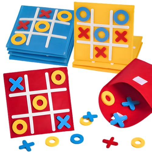 Mitgebsel Kindergeburtstag, 12 Stück Filz Tic Tac Toe Spiele, Rote Blaue Gelbe Felder, Lernspielzeug Für Kinder, Eltern Und Pädagogen, Ideal Für Zuhause, Schule Und Bildungsaktivitäten Mitgebsel Kindergeburtstag, 12 Stück Filz Tic Tac Toe Spiele, Rote Blaue Gelbe Felder, Lernspielzeug Für Kinder, Eltern Und Pädagogen, Ideal Für Zuhause, Schule Und Bildungsaktivitäten von Pcone Kon