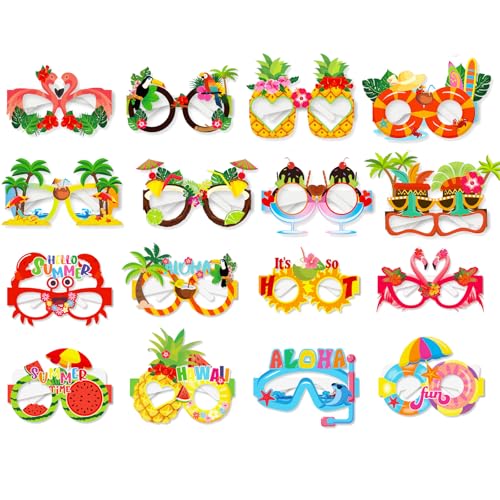 Pcone Kon 16 Stück Fotobox Accessoires, Hawaii Party Deko Brillen, Lustige Fotobox Accessoires Geburtstag, Für Kinder Erwachsene Karneval Fasching Ball Geburtstag, Hawaii Party Deko Pcone Kon 16 Stück Fotobox Accessoires, Hawaii Party Deko Brillen, Lustige Fotobox Accessoires Geburtstag, Für Kinder Erwachsene Karneval Fasching Ball Geburtstag, Hawaii Party Deko von Pcone Kon