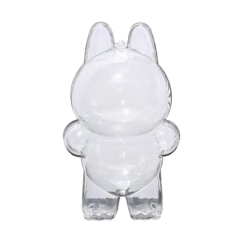 Pcone Kon Transparente Schutzhülle Für Labubu Spielzeugschutz, Labubu Aufbewahrung Und Ausstellung, Klare Hülle Für Labubu Sammler, Labubu Liebhaber (Stehende Haltung) von Pcone Kon