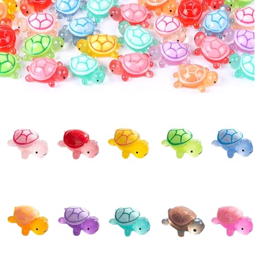 Mini Schildkröten, 60 Stück, Schildkröten Deko, Schildkröte, DIY Mikrolandschaft, Badezimmer Spielzeug, 2.1 cm x 1.5 cm, Für Kinder Und Sammler Mini Schildkröten, 60 Stück, Schildkröten Deko, Schildkröte, DIY Mikrolandschaft, Badezimmer Spielzeug, 2.1 cm x 1.5 cm, Für Kinder Und Sammler von Pcone Kon