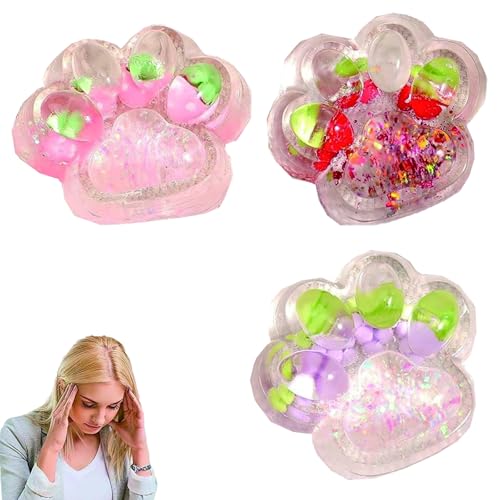3 Stück Katzenpfoten Squishy, Taba Squishy Pfote mit Erdbeeren, Kirschen, Traubenmustern, Katzen Pfoten Squishy, Süße Squishy Cat, Erwachsener Druckdämpfer, Kinderspielzeug, Geburtstagsgeschenk 3 Stück Katzenpfoten Squishy, Taba Squishy Pfote mit Erdbeeren, Kirschen, Traubenmustern, Katzen Pfoten Squishy, Süße Squishy Cat, Erwachsener Druckdämpfer, Kinderspielzeug, Geburtstagsgeschenk von PcvGef