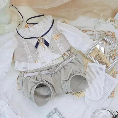 Cotton Doll Replacement Clothes, Prince Set (Shirt+vest+pants+tie), 40cm/35.6-40.6 cm Doll Clothes Set von Pdaidou