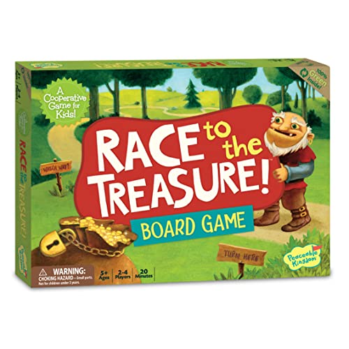 Cooperative Board Game - Race to The Treasure! - Foreign Language boardgame English von Peaceable Kingdom