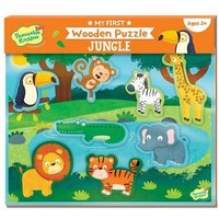 My First Wooden Puzzle: Jungle Animals von Peaceable Kingdom