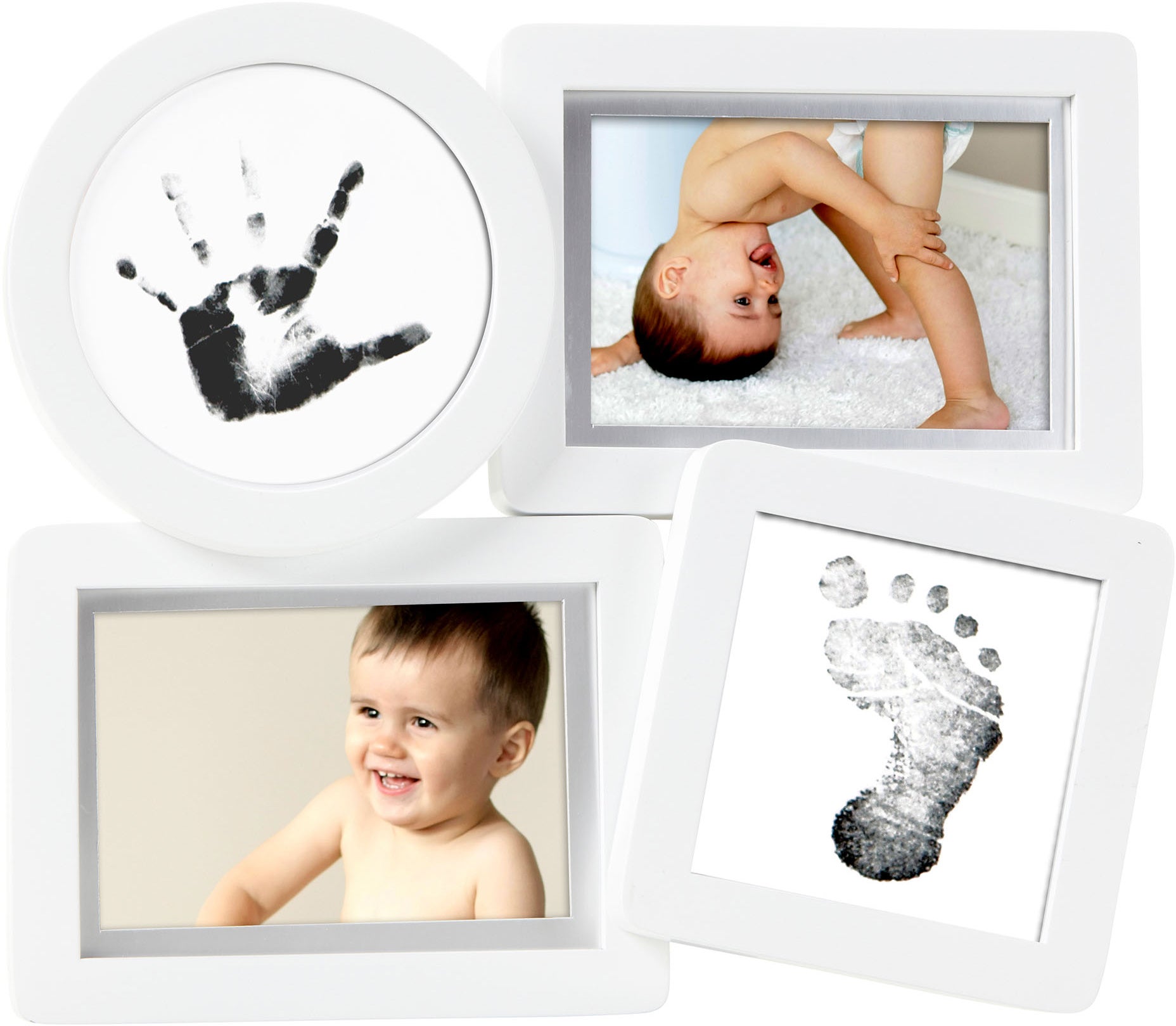 Pearhead Babyprints Collage Rahmen, Weiß Pearhead Babyprints Collage Rahmen, Weiß von Pearhead