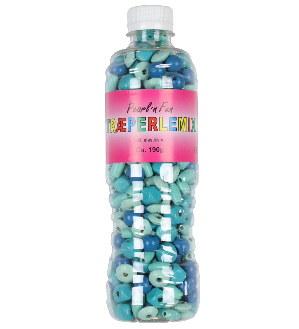 Pearl'n Fun HolzPerlen m. Elastische Kordel - 190 Gramm - Blau/T - Pearl N Fun - One Size - Perlen Pearl'n Fun HolzPerlen m. Elastische Kordel - 190 Gramm - Blau/T - Pearl N Fun - One Size - Perlen von Pearl N Fun