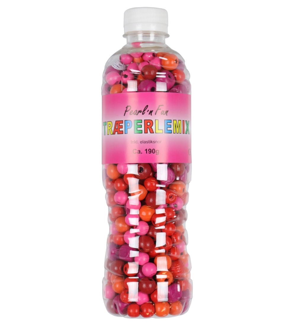 Pearl'n Fun HolzPerlen m. Elastische Kordel - 190 Gramm - Rot/Pi - Pearl N Fun - One Size - Perlen Pearl'n Fun HolzPerlen m. Elastische Kordel - 190 Gramm - Rot/Pi - Pearl N Fun - One Size - Perlen von Pearl N Fun