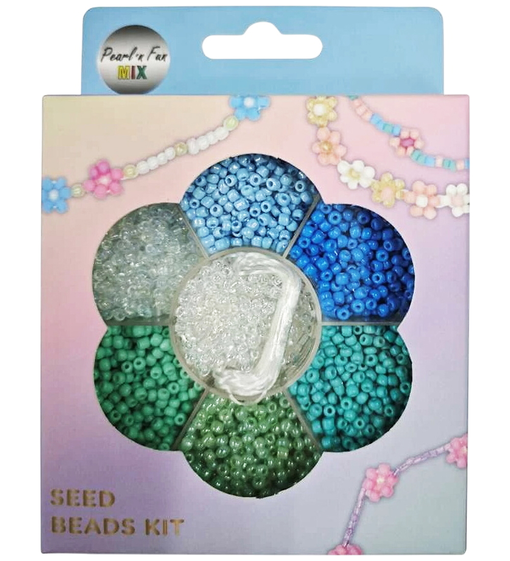 Pearl'n Fun - Perlen - Glasperlenmischung - Blau/Grün/Klar - Pearl N Fun - One Size - Perlen Pearl'n Fun - Perlen - Glasperlenmischung - Blau/Grün/Klar - Pearl N Fun - One Size - Perlen von Pearl N Fun