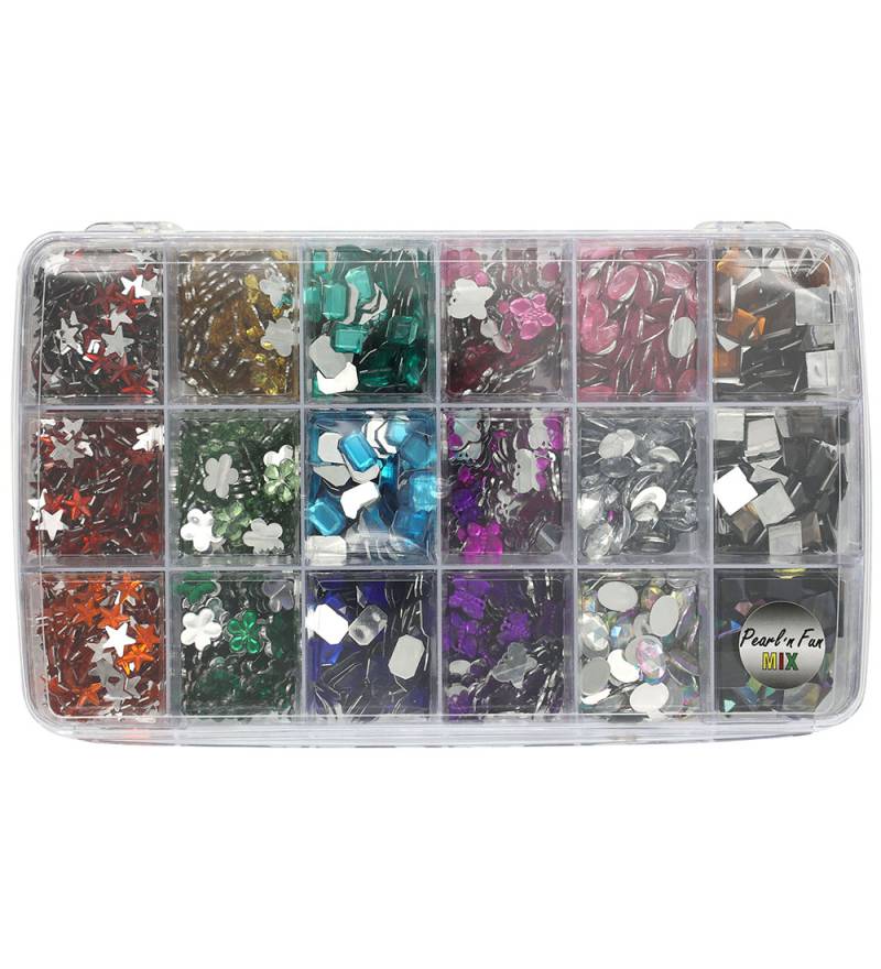 Pearl'n Fun Perlen - Glitzerstein - Pearl N Fun - One Size - Perlen von Pearl N Fun