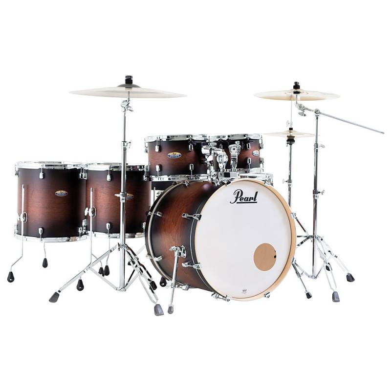 Pearl Decade Maple 22" Satin Brown Burst Drumset Schlagzeug von Pearl