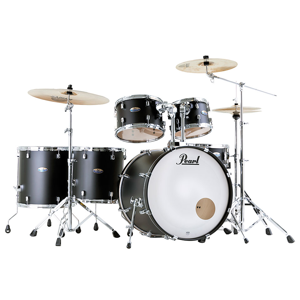 Pearl Decade Maple 22" Satin Slate Black Drumset Schlagzeug Pearl Decade Maple 22" Satin Slate Black Drumset Schlagzeug von Pearl