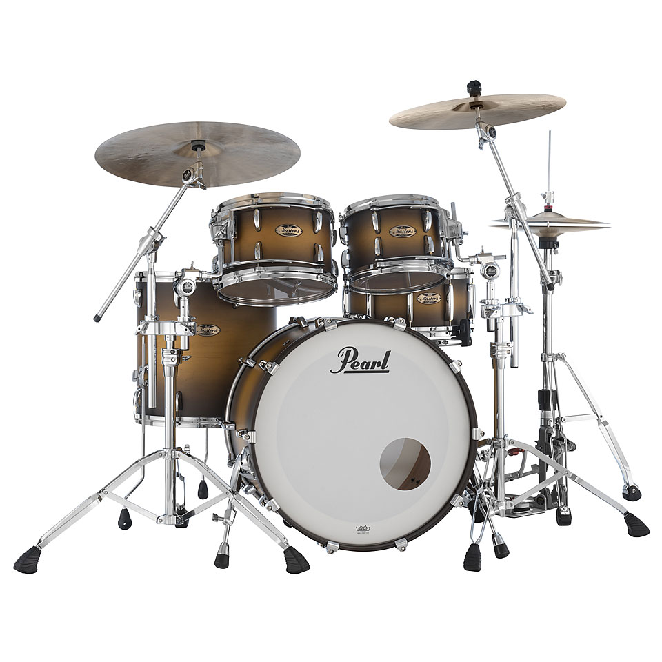 Pearl Masters Maple Pure 22" Matte Olive Burst L-Rod Gyrolock Pearl Masters Maple Pure 22" Matte Olive Burst L-Rod Gyrolock von Pearl