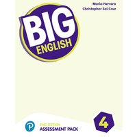 Big English AmE 2nd Edition 4 Assessment Book & Audio CD Pack von Pearson ELT