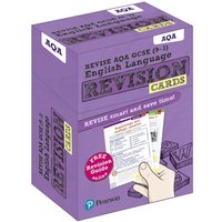 Pearson REVISE AQA GCSE (9-1) English Language Revision Cards (with free online Revision Guide): For 2024 and 2025 assessments and exams von Pearson ELT