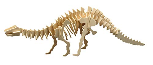 Pebaro 856/8 Holzbausatz Brontosaurus, 3D Puzzle Dinosaurier, Modellbausatz, Basteln mit Holz, Holzpuzzle, Bastelset, vorgestanzte Holzplatte, ausbrechen, zusammenstecken, fertig, Geschenkidee Pebaro 856/8 Holzbausatz Brontosaurus, 3D Puzzle Dinosaurier, Modellbausatz, Basteln mit Holz, Holzpuzzle, Bastelset, vorgestanzte Holzplatte, ausbrechen, zusammenstecken, fertig, Geschenkidee von Pebaro