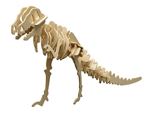Pebaro 856/3 Holzbausatz Tyrannosaurus, 3D Puzzle Dinosaurier, Modellbausatz, Basteln mit Holz, Holzpuzzle, Bastelset, vorgestanzte Holzplatte, ausbrechen, zusammenstecken, fertig, Geschenkidee Pebaro 856/3 Holzbausatz Tyrannosaurus, 3D Puzzle Dinosaurier, Modellbausatz, Basteln mit Holz, Holzpuzzle, Bastelset, vorgestanzte Holzplatte, ausbrechen, zusammenstecken, fertig, Geschenkidee von Pebaro