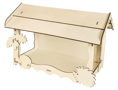 Pebaro 848/8L Holzbausatz Vogelhaus Lasercut, 3D Puzzle, Holzpuzzle Pebaro 848/8L Holzbausatz Vogelhaus Lasercut, 3D Puzzle, Holzpuzzle von Pebaro