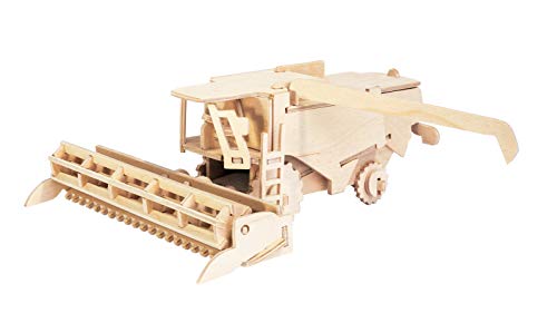 Pebaro 851/5 Holzbausatz Mähdrescher, 3D Puzzle Fahrzeug, Modellbausatz, Basteln mit Holz, Holzpuzzle, vorgestanzte Holzplatte, ausbrechen, zusammenstecken, fertig, inkl. Schmirgelpapier, Geschenkidee Pebaro 851/5 Holzbausatz Mähdrescher, 3D Puzzle Fahrzeug, Modellbausatz, Basteln mit Holz, Holzpuzzle, vorgestanzte Holzplatte, ausbrechen, zusammenstecken, fertig, inkl. Schmirgelpapier, Geschenkidee von Pebaro