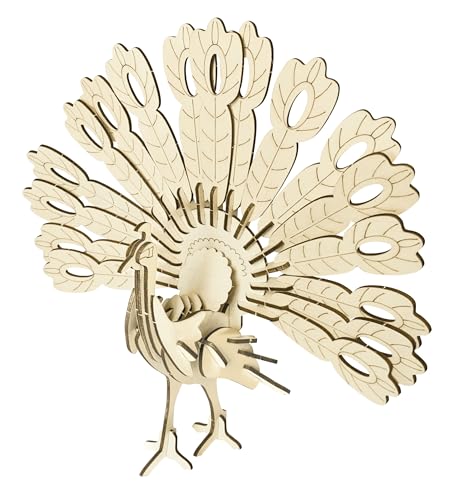 Pebaro 852/1L Holzbausatz Pfau Lasercut, 3D Puzzle, Holzpuzzle Pebaro 852/1L Holzbausatz Pfau Lasercut, 3D Puzzle, Holzpuzzle von Pebaro