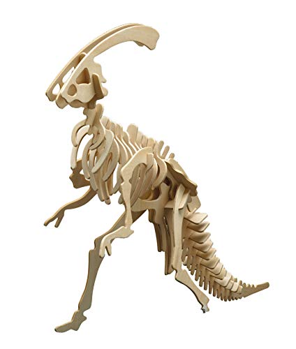 Pebaro 856/4 Holzbausatz Parasaurolophus, 3D Puzzle Dinosaurier, Modellbausatz, Basteln mit Holz, Holzpuzzle, Bastelset, vorgestanzte Holzplatte, ausbrechen, zusammenstecken, fertig, Geschenkidee Pebaro 856/4 Holzbausatz Parasaurolophus, 3D Puzzle Dinosaurier, Modellbausatz, Basteln mit Holz, Holzpuzzle, Bastelset, vorgestanzte Holzplatte, ausbrechen, zusammenstecken, fertig, Geschenkidee von Pebaro