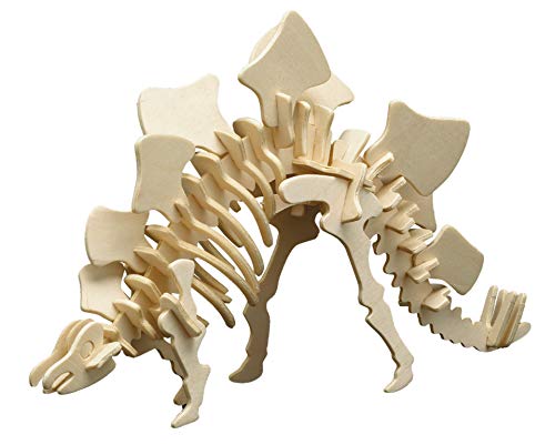 Pebaro 856/5 Holzbausatz Stegosaurus, Dinosaurier 3D Puzzle, Basteln mit Holz, Holzpuzzle, Bastelset, vorgestanzte Holzplatte, inkl. Schmirgelpapier, ausbrechen, zusammenstecken, fertig, Geschenkidee Pebaro 856/5 Holzbausatz Stegosaurus, Dinosaurier 3D Puzzle, Basteln mit Holz, Holzpuzzle, Bastelset, vorgestanzte Holzplatte, inkl. Schmirgelpapier, ausbrechen, zusammenstecken, fertig, Geschenkidee von Pebaro