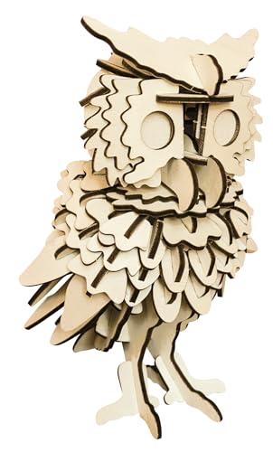Pebaro 858/1L Holzbausatz Eule Lasercut, 3D Puzzle, Holzpuzzle Pebaro 858/1L Holzbausatz Eule Lasercut, 3D Puzzle, Holzpuzzle von Pebaro