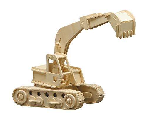 Pebaro 863/7 Holzbausatz Bagger, 3D Puzzle Baufahrzeug, Modellbausatz, Basteln mit Holz, Holzpuzzle, Bastelset, vorgestanzte Holzplatte, ausbrechen, zusammenstecken, fertig, Geschenkidee Pebaro 863/7 Holzbausatz Bagger, 3D Puzzle Baufahrzeug, Modellbausatz, Basteln mit Holz, Holzpuzzle, Bastelset, vorgestanzte Holzplatte, ausbrechen, zusammenstecken, fertig, Geschenkidee von Pebaro