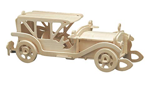 Pebaro 865/3 Holzbausatz Oldtimer III, 3D Puzzle, Modellbausatz, Basteln mit Holz Holzpuzzle,Bastelset, vorgestanzte Holzplatte, inkl. Schmirgelpapier, ausbrechen, zusammenstecken, Geschenkidee Pebaro 865/3 Holzbausatz Oldtimer III, 3D Puzzle, Modellbausatz, Basteln mit Holz Holzpuzzle,Bastelset, vorgestanzte Holzplatte, inkl. Schmirgelpapier, ausbrechen, zusammenstecken, Geschenkidee von Pebaro