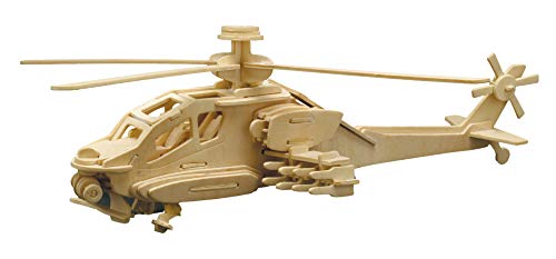 Pebaro Siva Toys866/2 Holzbausatz 3D Puzzle Apache, 37 x 23, Holz Pebaro Siva Toys866/2 Holzbausatz 3D Puzzle Apache, 37 x 23, Holz von Pebaro