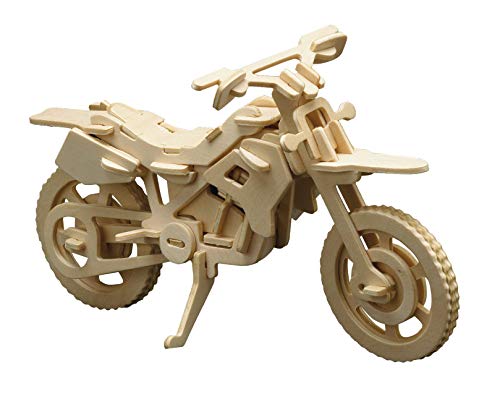 Pebaro 850/6 Holzbausatz Cross-Motorrad, 3D Puzzle, Modellbausatz, Basteln mit Holz, Holzpuzzle, vorgestanzte Holzplatte, inkl. Schmirgelpapier, ausbrechen, zusammenstecken, fertig, Geschenkidee Pebaro 850/6 Holzbausatz Cross-Motorrad, 3D Puzzle, Modellbausatz, Basteln mit Holz, Holzpuzzle, vorgestanzte Holzplatte, inkl. Schmirgelpapier, ausbrechen, zusammenstecken, fertig, Geschenkidee von Pebaro